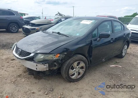 2014 Honda Civic Lx из США, поврежденный, VIN 19XFB2F51EE203464